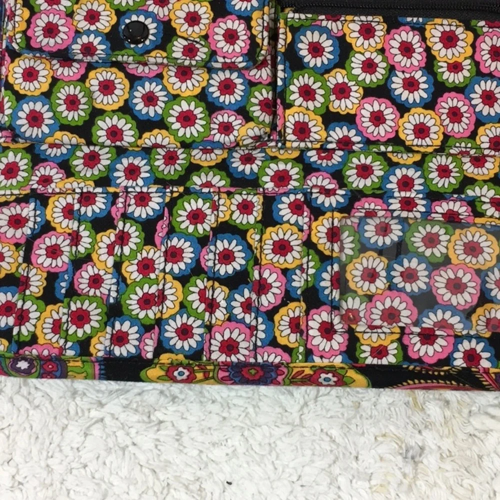 Vera Bradley floral trifold wallet